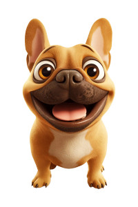 Happy French Bulldog Vinyl Car Decal Sticker – Waterproof & UV-Resistant 8" Happy French Bulldog Vinyl Car Decal Sticker – Waterproof & UV-Resistant 8"