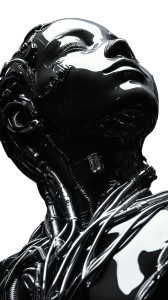 Futuristic Sleeping Child Vinyl Car Decal Sticker – Waterproof & UV-Resistant 8"