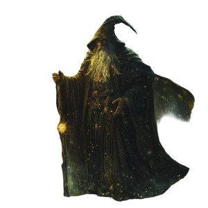 Enigmatic Arcane Wizard Vinyl Car Decal Sticker – Waterproof & UV-Resistant 8"