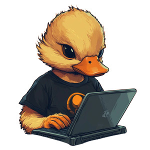 Ugly Duckling Tech Vinyl Car Decal Sticker – Waterproof & UV-Resistant 8"