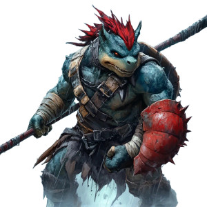 Feraligatr Barbarian Vinyl Car Decal Sticker – Waterproof & UV-Resistant 8"