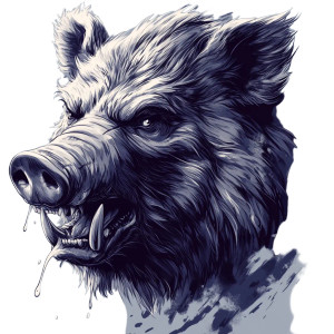 Angry Wild Boar V3 Vinyl Car Decal Sticker – Waterproof & UV-Resistant 8" Angry Wild Boar V3 Vinyl Car Decal Sticker – Waterproof & UV-Resistant 8"