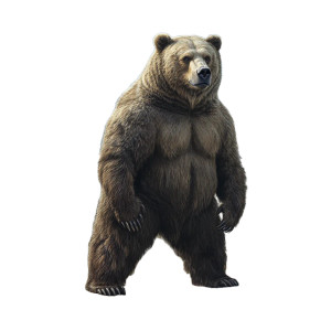 Pleistocene Giant Bear Vinyl Car Decal Sticker – Waterproof & UV-Resistant 8"