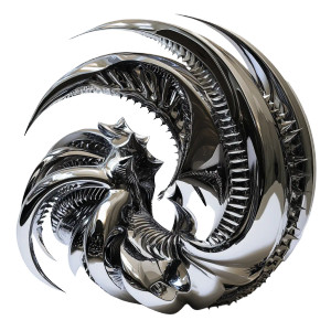 Futuristic Metallic Sculptures Vinyl Car Decal Sticker – Waterproof & UV-Resistant 8" Futuristic Metallic Sculptures Vinyl Car Decal Sticker – Waterproof & UV-Resistant 8"