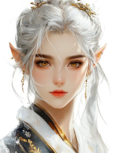 Ethereal Elf Maiden Vinyl Car Decal Sticker – Waterproof & UV-Resistant 8" Ethereal Elf Maiden Vinyl Car Decal Sticker – Waterproof & UV-Resistant 8"