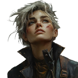 Dirt Streaked Portrait Vinyl Car Decal Sticker – Waterproof & UV-Resistant 8"