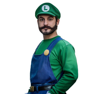 Luigi Cosplayer Vinyl Car Decal Sticker – Waterproof & UV-Resistant 8"