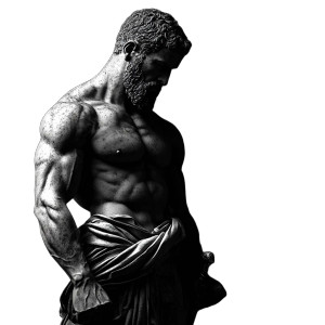 Greek God Training Vinyl Car Decal Sticker – Waterproof & UV-Resistant 8"
