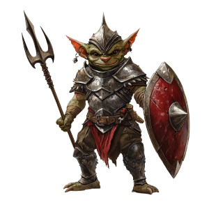 Goblin Warrior V4 Vinyl Car Decal Sticker – Waterproof & UV-Resistant 8"