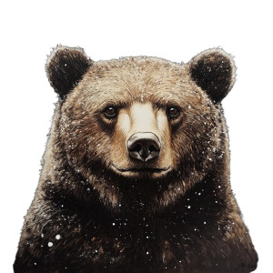 Bear V3 Vinyl Car Decal Sticker – Waterproof & UV-Resistant 8"