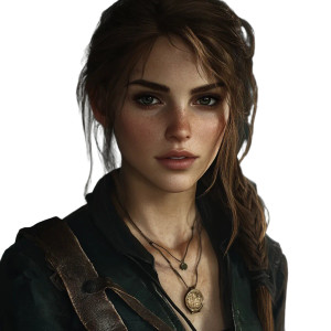 Lyra The Infiltrator Vinyl Car Decal Sticker – Waterproof & UV-Resistant 8"