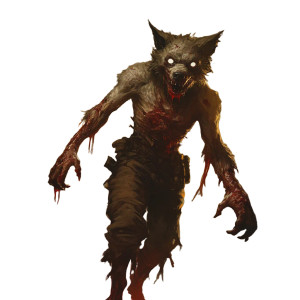 Zombie Victorian Hound Vinyl Car Decal Sticker – Waterproof & UV-Resistant 8"