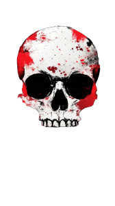 Vintage Graffiti Skull Vinyl Car Decal Sticker – Waterproof & UV-Resistant 8"