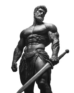 Epic Greek Warrior V4 Vinyl Car Decal Sticker – Waterproof & UV-Resistant 8"