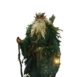 Wise Elf Druid V2 Vinyl Car Decal Sticker – Waterproof & UV-Resistant 8"