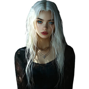 White-Haired Woman Vinyl Car Decal Sticker – Waterproof & UV-Resistant 8" White-Haired Woman Vinyl Car Decal Sticker – Waterproof & UV-Resistant 8"