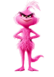 Pink Grinch Vinyl Car Decal Sticker – Waterproof & UV-Resistant 8"