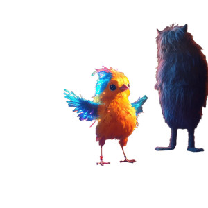 Dancing Ringneck Bird Vinyl Car Decal Sticker – Waterproof & UV-Resistant 8"