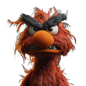 Grumpy Muppet Vinyl Car Decal Sticker – Waterproof & UV-Resistant 8" Grumpy Muppet Vinyl Car Decal Sticker – Waterproof & UV-Resistant 8"