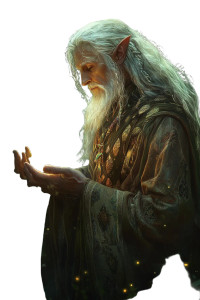 Elven Sage Conjuring Vinyl Car Decal Sticker – Waterproof & UV-Resistant 8" Elven Sage Conjuring Vinyl Car Decal Sticker – Waterproof & UV-Resistant 8"