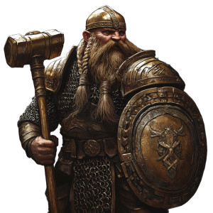 Dwarf Warrior V20 Vinyl Car Decal Sticker – Waterproof & UV-Resistant 8"