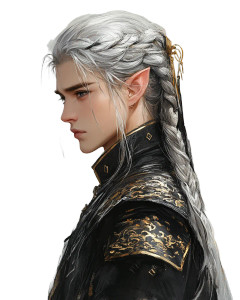 Fantasy Elf Warrior V2 Vinyl Car Decal Sticker – Waterproof & UV-Resistant 8"