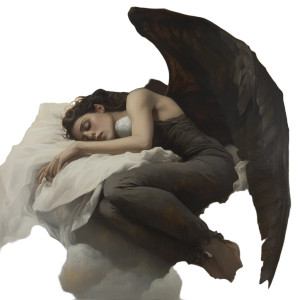 Sleeping Demon Vinyl Car Decal Sticker – Waterproof & UV-Resistant 8"