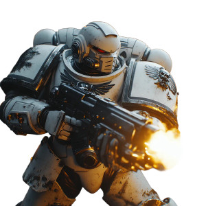 Space Marine Battle V5 Vinyl Car Decal Sticker – Waterproof & UV-Resistant 8"