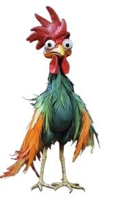 Colorful Fantasy Rooster Vinyl Car Decal Sticker – Waterproof & UV-Resistant 8" Colorful Fantasy Rooster Vinyl Car Decal Sticker – Waterproof & UV-Resistant 8"