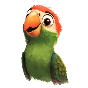 Happy Disney Parrot Vinyl Car Decal Sticker – Waterproof & UV-Resistant 8" Happy Disney Parrot Vinyl Car Decal Sticker – Waterproof & UV-Resistant 8"