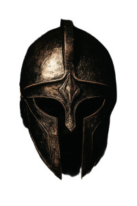 Ancient Greek Helmet V5 Vinyl Car Decal Sticker – Waterproof & UV-Resistant 8"