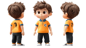 Blind Box Boy Vinyl Car Decal Sticker – Waterproof & UV-Resistant 8"