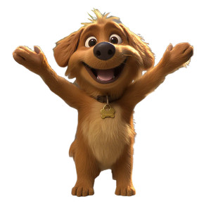 Welcoming Dog Vinyl Car Decal Sticker – Waterproof & UV-Resistant 8"