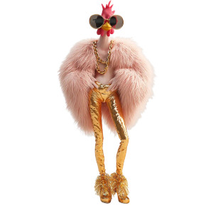 Fashionable Chicken Strut Vinyl Car Decal Sticker – Waterproof & UV-Resistant 8"