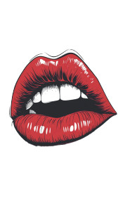 Pop Art Lip Vinyl Car Decal Sticker – Waterproof & UV-Resistant 8" Pop Art Lip Vinyl Car Decal Sticker – Waterproof & UV-Resistant 8"