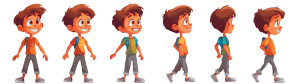 Cartoon Boy Walking Vinyl Car Decal Sticker – Waterproof & UV-Resistant 8" Cartoon Boy Walking Vinyl Car Decal Sticker – Waterproof & UV-Resistant 8"