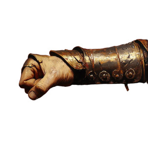 Roman Soldier'S Hand Vinyl Car Decal Sticker – Waterproof & UV-Resistant 8"
