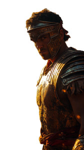 Gladiators In Combat Vinyl Car Decal Sticker – Waterproof & UV-Resistant 8"