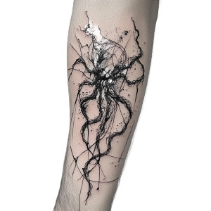 Abstract Octopus Tattoo Vinyl Car Decal Sticker – Waterproof & UV-Resistant 8" Abstract Octopus Tattoo Vinyl Car Decal Sticker – Waterproof & UV-Resistant 8"