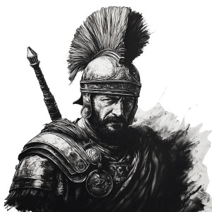 Centurion Helmet Addition Vinyl Car Decal Sticker – Waterproof & UV-Resistant 8"