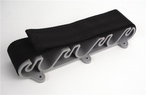 Attwood Marine Fishing Rod Holder | Cradle Style Hold, Black/Gray, Vertical Surface Mount Attwood Marine Fishing Rod Holder | Cradle Style Hold, Black/Gray, Vertical Surface Mount