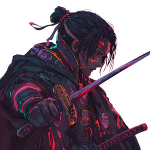 Samurai Seppuku Art Vinyl Car Decal Sticker – Waterproof & UV-Resistant 8"