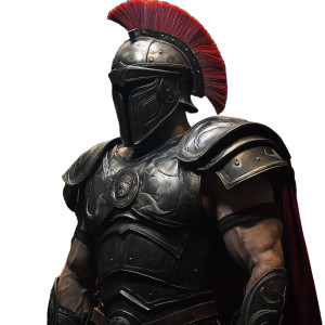 Roman Gladiator V16 Vinyl Car Decal Sticker – Waterproof & UV-Resistant 8"