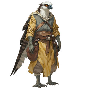 Osprey Monk Aarakocra Vinyl Car Decal Sticker – Waterproof & UV-Resistant 8"