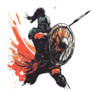 Creative Warrior Vinyl Car Decal Sticker – Waterproof & UV-Resistant 8"