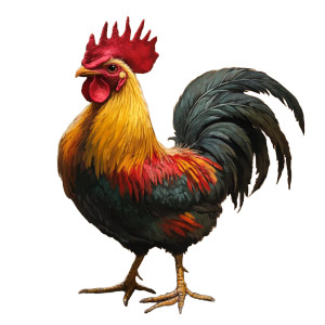 Chicken Vinyl Car Decal Sticker – Waterproof & UV-Resistant 8" Chicken Vinyl Car Decal Sticker – Waterproof & UV-Resistant 8"