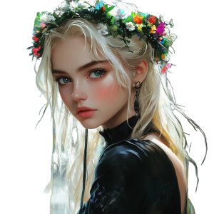 Cyberpunk Blonde Wreath Vinyl Car Decal Sticker – Waterproof & UV-Resistant 8" Cyberpunk Blonde Wreath Vinyl Car Decal Sticker – Waterproof & UV-Resistant 8"