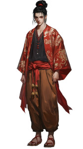 Chinese Young Men Vinyl Car Decal Sticker – Waterproof & UV-Resistant 8"