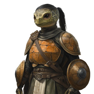 Tortle Cleric Protector Vinyl Car Decal Sticker – Waterproof & UV-Resistant 8"