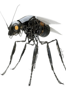 Robotic Insect Mosquito Vinyl Car Decal Sticker – Waterproof & UV-Resistant 8"